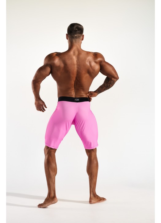 VÝPREDAJ Men's Physique súťažné plavky - Light Pink