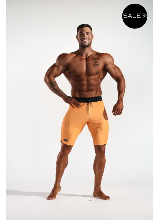 Men's Physique Shorts - Orange